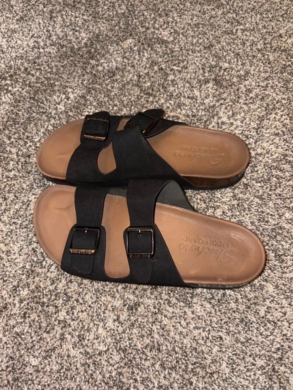 Sketchers Lux Foam Sandals size 8 NWOT